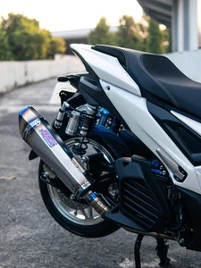 Full System Exhaust Tip Muffler Header Pipe For Yamaha NMAX125 155 NVX AEROX155 - Picture 1 of 8