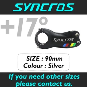 Carbon Fiber Bicycle Stem Mountain BMX Bike Stem Accessorie 6/17Degree 31.8*90mm - Picture 1 of 48