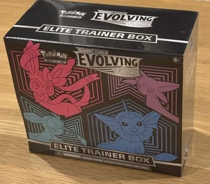 Pokémon Evolving Skies Elite Trainer Box Sealed with Case (Vaporeon) ETB - Picture 1 of 8