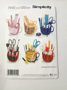 2450 Simplicity Sewing Pattern.  Mug Covers. Onesize - Picture 1 of 3