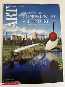 Scholastic Art Magazine monumental sculpture March 2002 Mint Rare - Imagen 1 de 2
