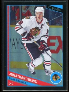Jonathan Toews 2013-14 O Pee Chee OPC Black BLACKHAWKS 67/100