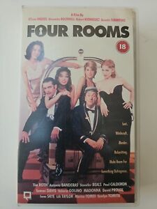 FOUR ROOMS (1995) VHS Video. Madonna, Tim Roth, Antonio Banderas. Tarantino.