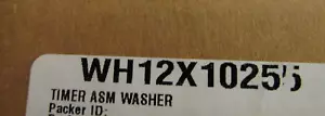 GE TEMPORIZADOR DE LAVADORA - WH12X10255 - NUEVO - Probado / No instalado - Imagen 1 de 8