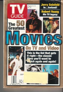 50 Greatest Movies on TV & Video Aug 8-14 1998 TV Guide magazine NY Metro Edit - Picture 1 of 1