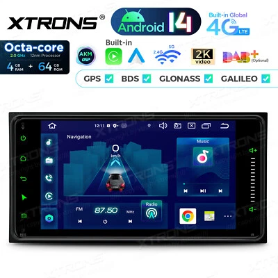 Octa Core 4GB+64GB 7" Car Stereo GPS Android 14 for Toyota Land Cruiser 4Runner - Image 1 of 4