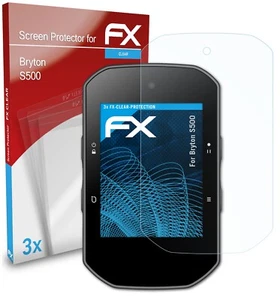 atFoliX 3x Pellicola Protettiva per Bryton S500 chiaro - Foto 1 di 9