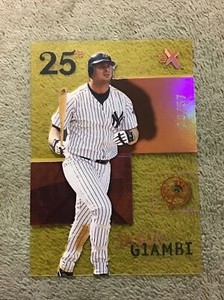 2003 Fleer EX JASON GIAMBI Essential Credentials Future #d /57  NY Yankees