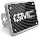 Made for GMC 3D Logo on Carbon Fiber Texture Billet Aluminum 2 Inch Tow Hitch Co