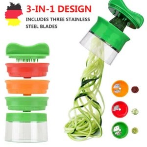 Neu Spiralschneider Gemüseschneider Gemüsespaghetti Zerkleinerer SpiralSlicer DE - Bild 1 von 8