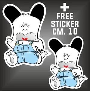 adesivo HELLO SPANK decal sticker aufkleber + 1 FREE STICKER CM. 10 - Bild 1 von 3