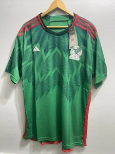 Camiseta Aeroready Fútbol México Qatar 2022 Verde/Rojo Talla XL NUEVA CON ETIQUETAS - Imagen 1 de 13