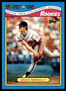 1988 Topps Toys'R'Us Rookies Kelly Downs Baseball Cards #9