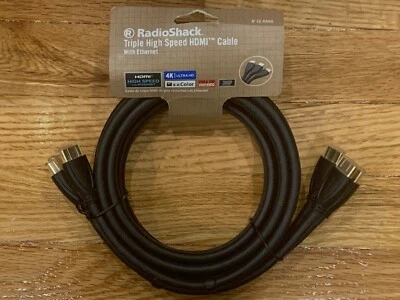 8' TRIPLE HDMI Cables High Speed with Ethernet TV BLU-RAY CABLE DVD 4K ULTRA HD - Image 1 of 4