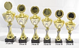 Pokal 1525 6er Serie oder Einzeln mit 50mm Emblem und Beschriftung - Bild 1 von 5