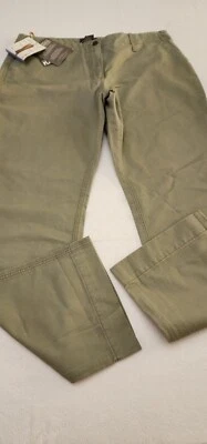 Pantalones Mountain Khakis para mujer talla 16 L sarga Teton 36 x 34 verde musgo nuevos con etiquetas Foto 1 de 4