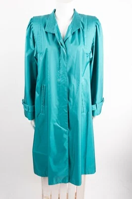Gabardina larga vintage Cambridge para mujer chaqueta de lluvia talla 8P azul pequeño nueva con etiquetas Foto 1 de 4