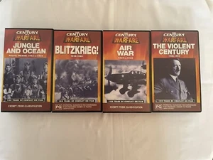 The Century Of Warfare (Polygram Video) Vhs Tape Bundle X 4. - Picture 1 of 2