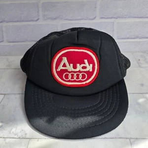 AUDI Sport Vintage Cap 1980S Old Logo Long Peak Cars Motorsport Very Rare - Picture 1 of 7