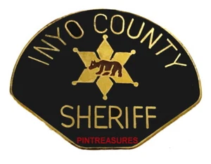 Historischer Sammler Sheriff Polizei Patch Pins Inyo County CA Deputy Sheriff Pins - Bild 1 von 4