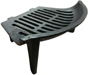 Fire Grate Bowed Front Cast Iron Victorian Style for 14" Opening - Picture 1 of 3