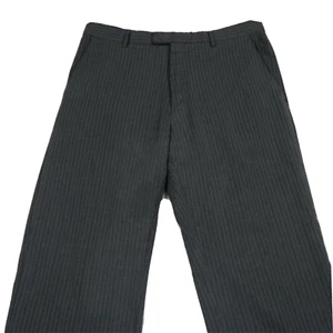 Banana Republic Mens Modern Fit Gray Striped Dress Pants Size 35x34 - Picture 1 of 8