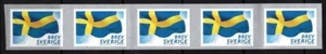Schweden 2018 Flagge postfrisch - selbstklebend X 5 - Bild 1 von 1