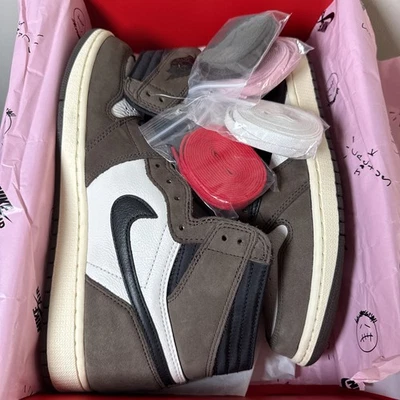 Talla 10 - Jordan 1 Retro OG x Travis Scott High Mocha (¡VNDS!!) [OG ALL] Foto 1 de 4
