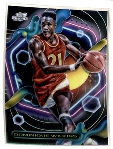 2023-24 Topps Chrome Cosmic Dominique Wilkins Atlanta Hawks #3 - Picture 1 of 2