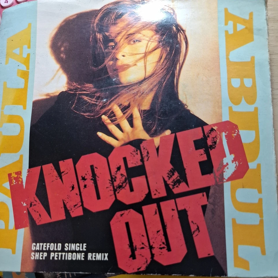 PAULA ABDUL - KNOCKED OUT (SHEP PETTIBONE REMIX) 7" SINGLE (1990, gatefold) - Image 1 of 1