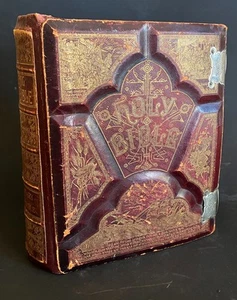 Beautiful 1892 Pictorial Family BIBLE 2000 Illustrations OLD AND NEW TESTAMENTS - Picture 1 of 19