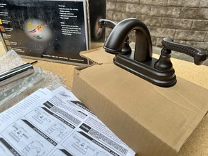 NEW - Graff G-1220-S2-ORB ELEGANTE Oiled Rubber Bronze Bathroom Faucet $261 - Picture 1 of 11