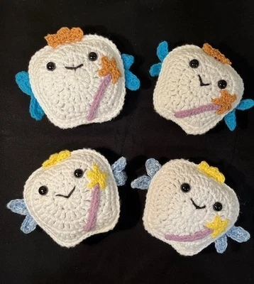 Handmade Crocheted Tooth Fairy Pillow - Image 1 of 4