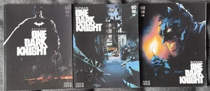 Batman One Dark Knight Black Label Edition Parts 1-3 DC Comics Graphic Novels - Imagen 1 de 5
