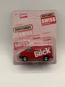 1986 BLICK Matchbox SWISS COLLECTION MB-60 Ford Transit Van *UNPUNCHED* JM2 - Picture 1 of 4