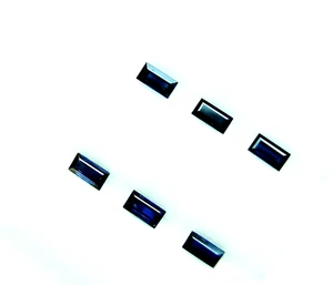 Natural Loose Baguette Blue Sapphire 4.8x2.4-2.6 MM LxW, 1.78 Cts Tol 6 Pcs - Picture 1 of 9