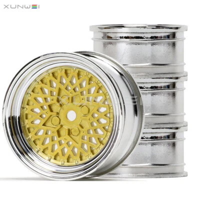 Llanta de rueda de carreras retro en carretera Drift para coche de radiocontrol 1/10 HPI Sakura HSP Tamiya Foto 1 de 4