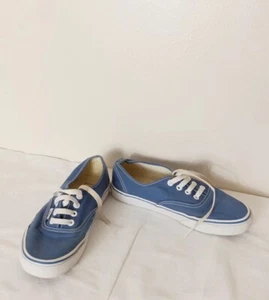 Vans Blue Lace Up Trainers US 6 UK 5 - Picture 1 of 8