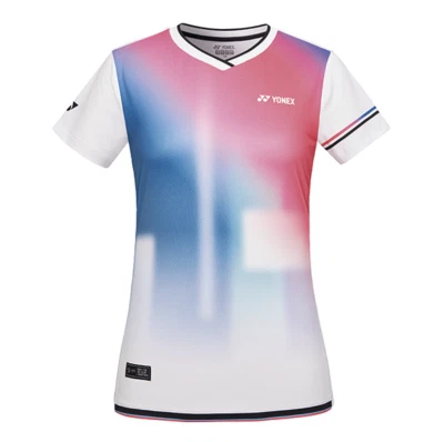 Camisetas de bádminton para mujer YONEX 24 S/S ropa deportiva camiseta rosa nuevas con etiquetas 241TS010F Foto 1 de 4