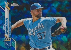 2020 Topps Chrome Sapphire Glenn Sparkman #679