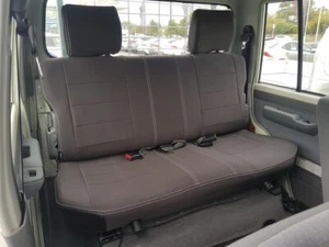 Fits Toyota Landcruiser 70 Series Rear Neoprene Seat Covers Workmate GX GXL - Picture 1 of 6