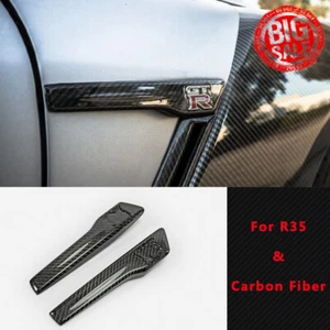 Complemento de repuesto emblema de repuesto con logotipo de carbono para Nissan GTR R35 2017 MY17 - Imagen 1 de 7