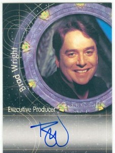 Stargate SG-1 Season 6 Autograph A40 Brad Wright, Executive Producer