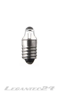 Glühlampe 1,2V 220mA E10 Lens 9x24mm Glühbirne Lampe Birne 1,2Volt 220mA neu - Picture 1 of 1