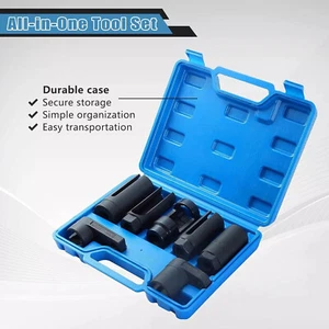 7PCS Set Sleeve Oxygen Sensor Sleeve Set Oxygen Sensor Removal Tool - Picture 1 of 13