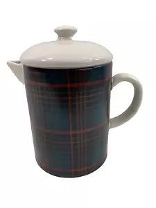 Hearth & Hand Magnolie Teekanne grün rot kariert Kaffeeservice Steinzeug Wohndeko - Bild 1 von 10