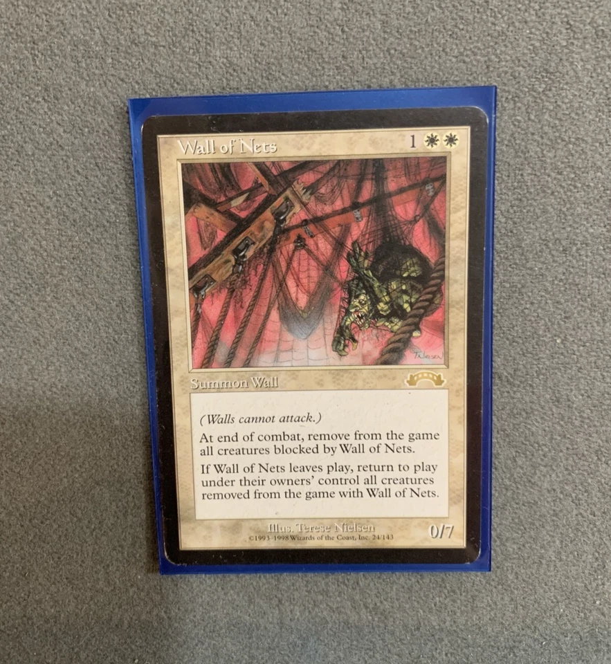Magic: The Gathering MTG - Wall of Nets - Exodus 1998 - Lightly Played/LP - B+!! - Image 1 of 1