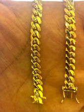 14k Solid Yellow Gold Miami Cuban Link Bracelet 6mm Sz 7"-9"