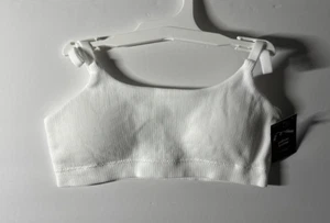 Art Class Girls' Large (10-12) 34A White Padded Pullover Bralette NWT - Picture 1 of 7