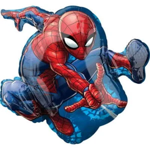 Marvel Spiderman Shaped Helium Foil Balloon - 29 inches - Anagram - Picture 1 of 2